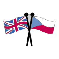 Czech Republic & Union Jack Flag