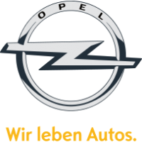 Logo opel monocromo vectorial