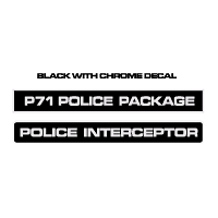 Police Interceptor Decals