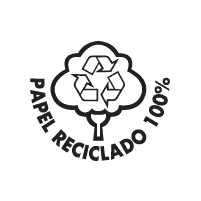Papel Reciclado 100% sign