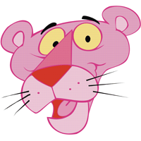 pink panther face